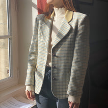将图片加载到图库查看器,Vintage plaid blazer