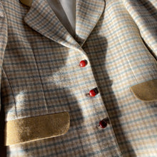 将图片加载到图库查看器,Vintage plaid blazer