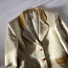 将图片加载到图库查看器,Vintage plaid blazer