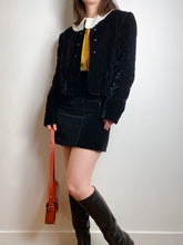 将图片加载到图库查看器,Black quilted blazer