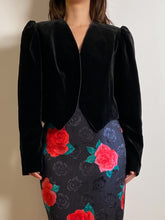 Charger l'image dans la galerie, Vintage Velvet puff blazer