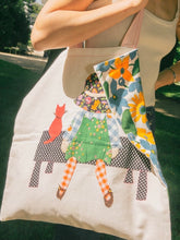 Charger l'image dans la galerie, Tote Bag Handmade Bi Motifs