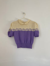 将图片加载到图库查看器,PRE-ORDER Hand knitted purple pullover