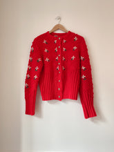 Charger l'image dans la galerie, Vintage Austrian red cardigan