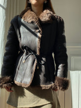 将图片加载到图库查看器,Manteau Christian Llinares cuir