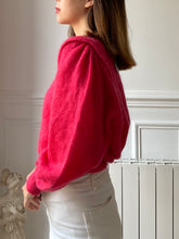 将图片加载到图库查看器,Cardigan rose Mohair