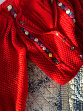 Charger l'image dans la galerie, Vintage Tyrol red cardigan