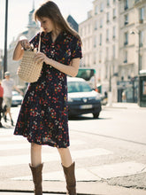 将图片加载到图库查看器,Robe 70's à Fleurs
