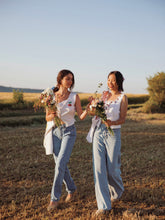 将图片加载到图库查看器,Handmade embroidery cat bag