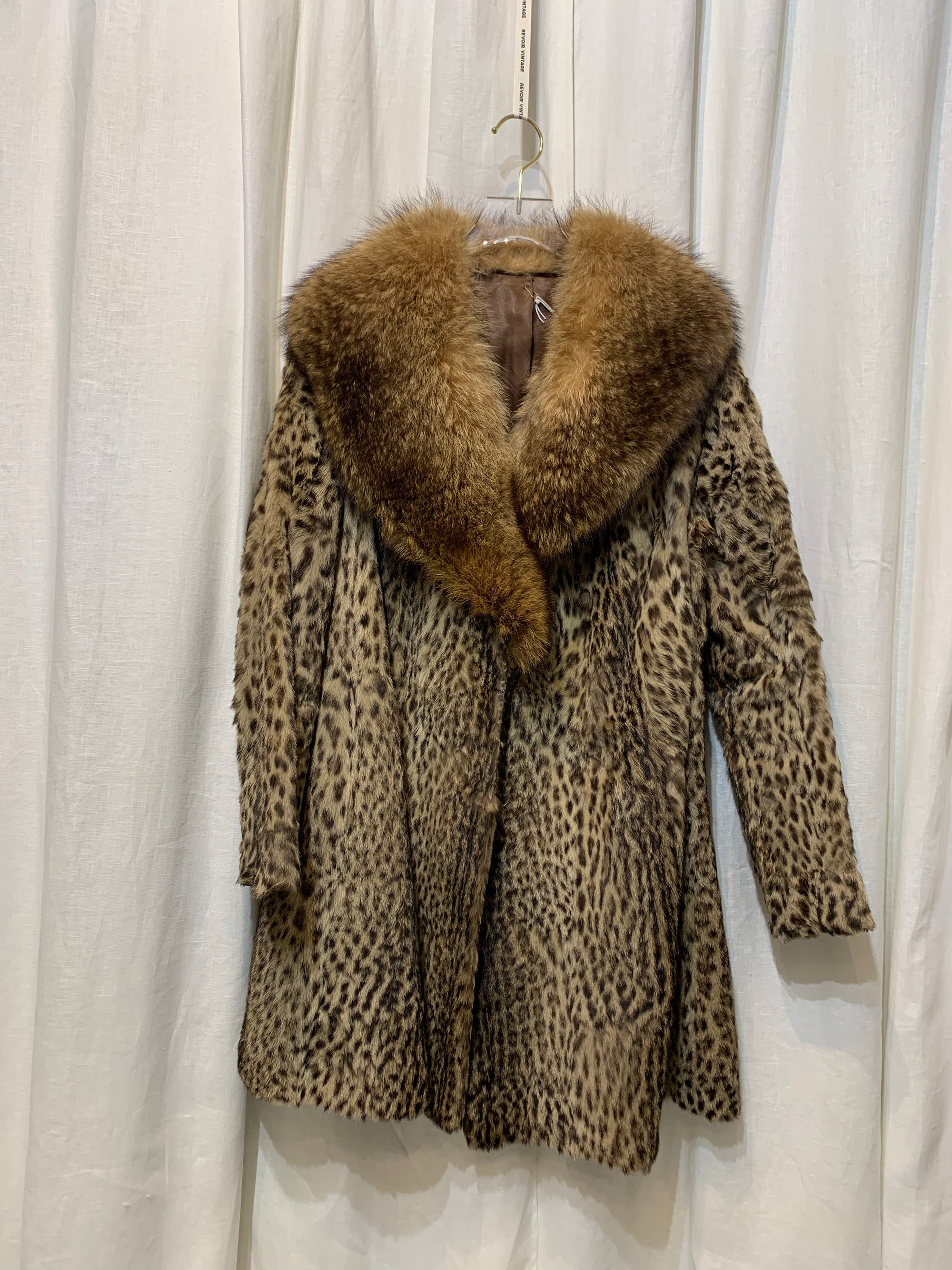 VESTE FOURRURE LÉOPARD