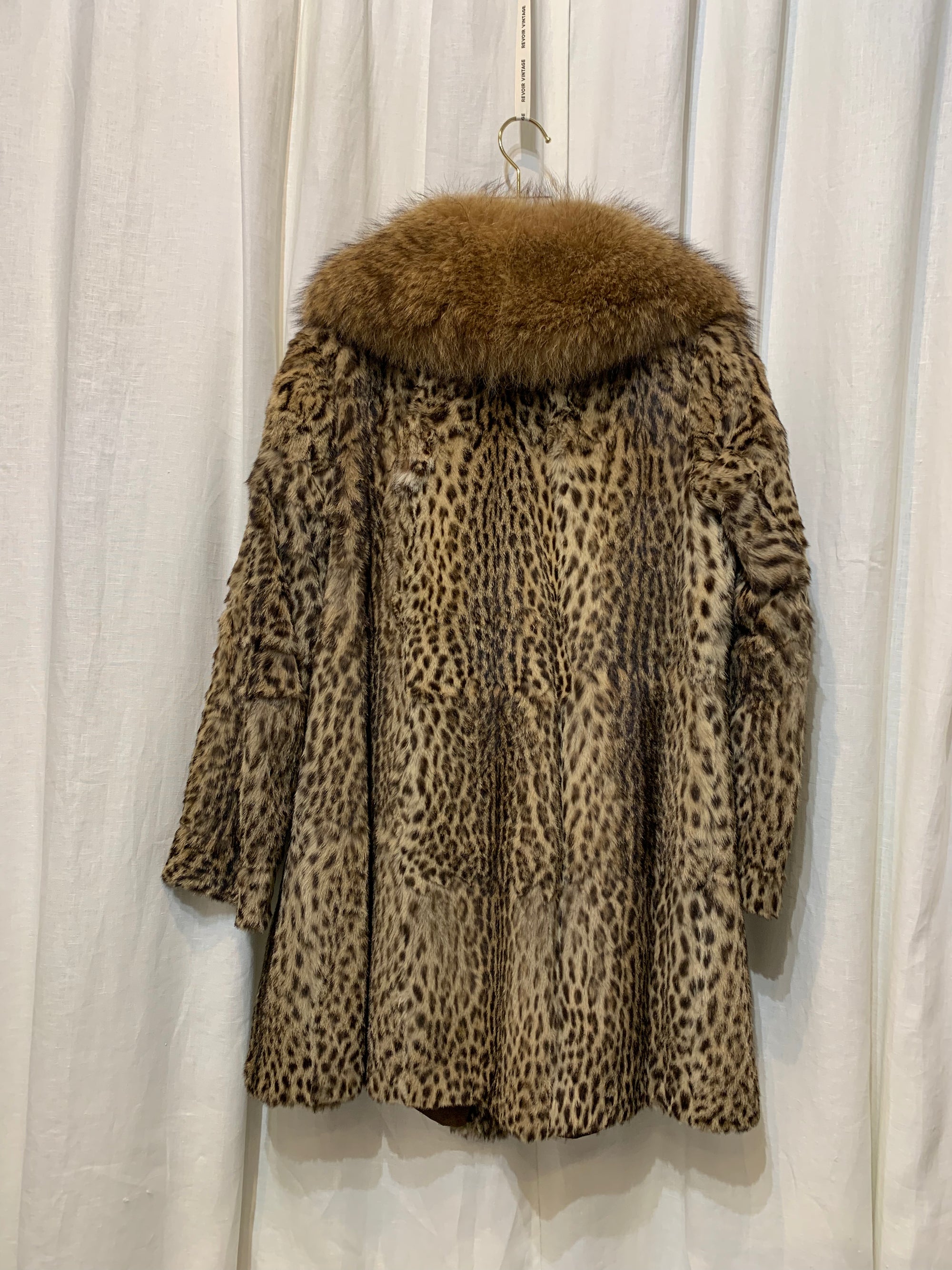 VESTE FOURRURE LÉOPARD