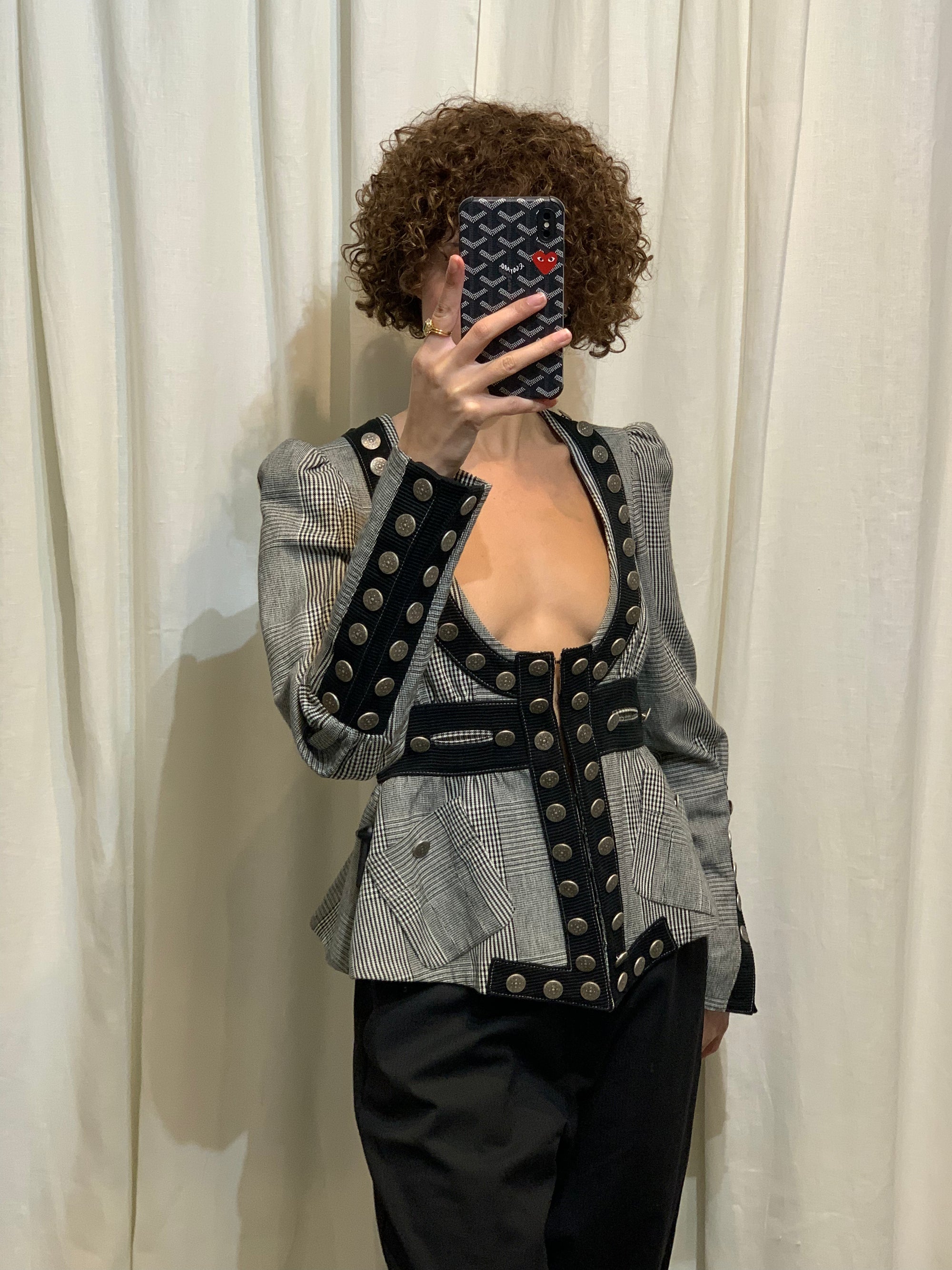 VESTE TARTAN KENZO DÉFILÉ