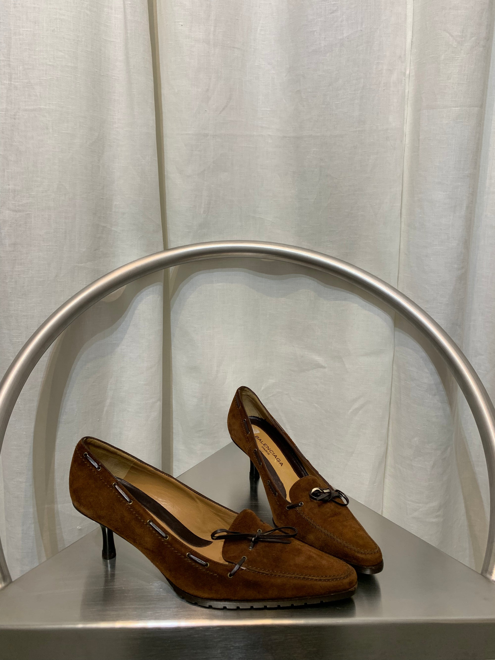 ESCARPINS DAIM BALENCIABA