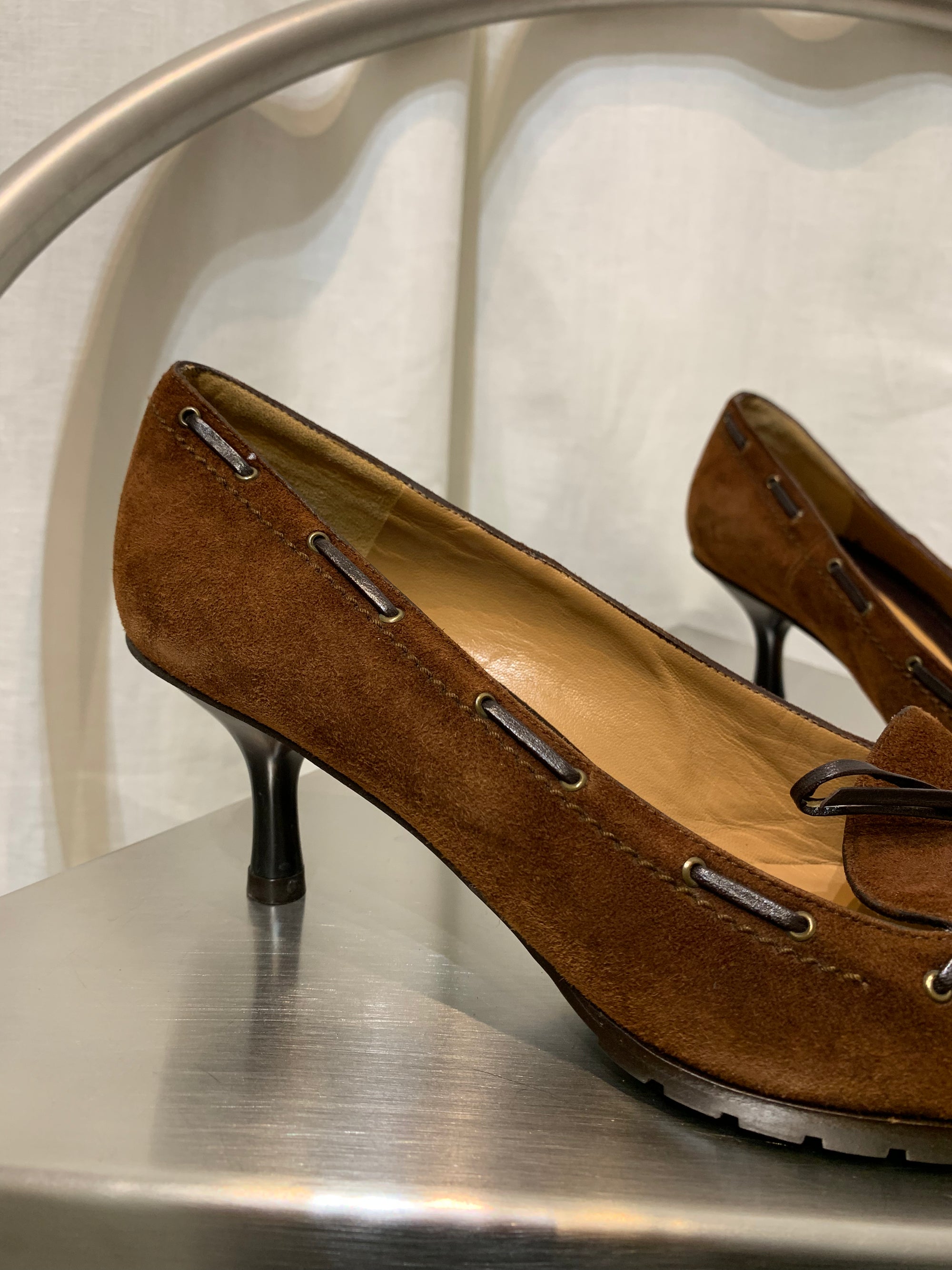 ESCARPINS DAIM BALENCIABA