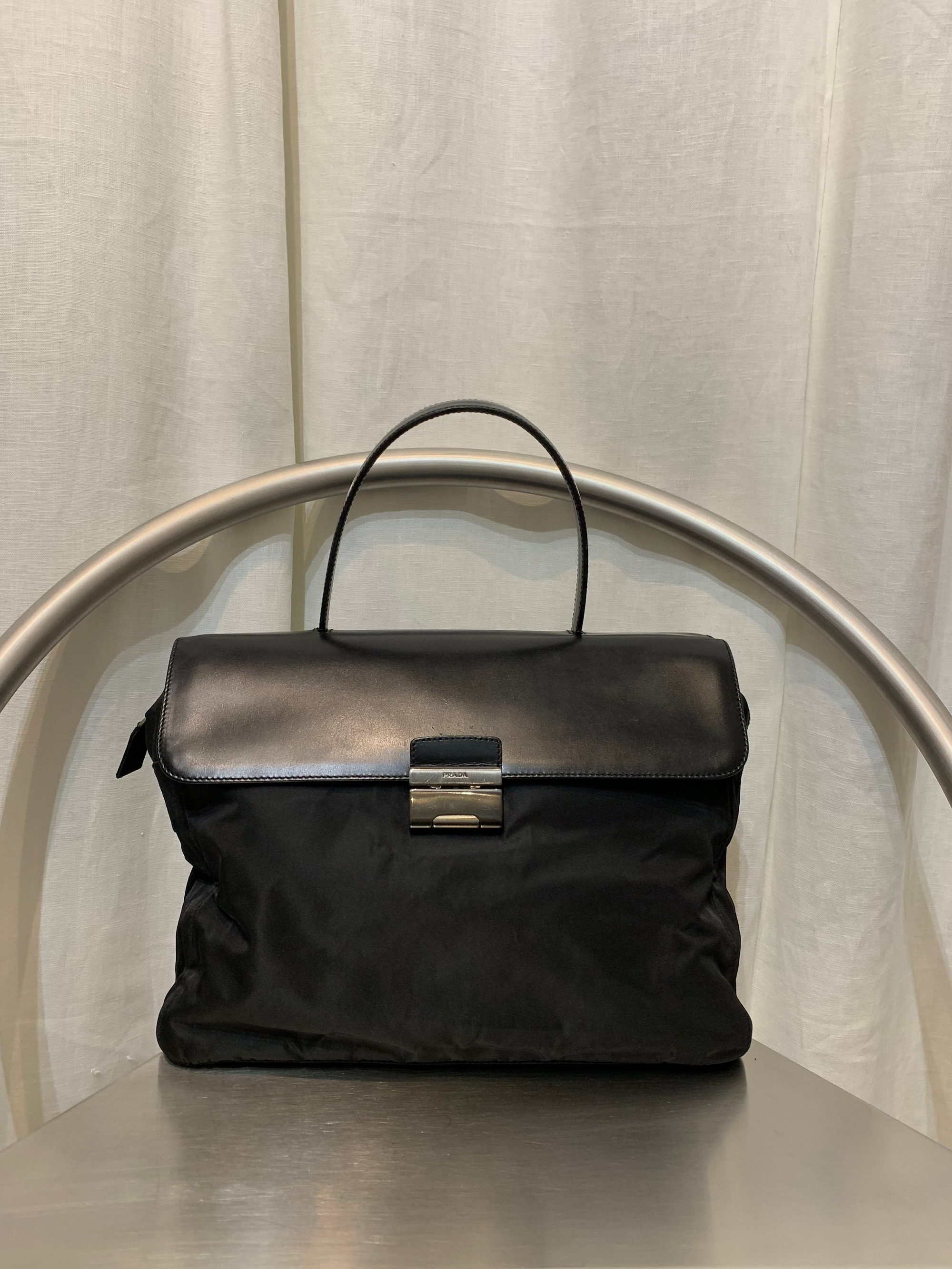 SAC NYLON ET CUIR PRADA