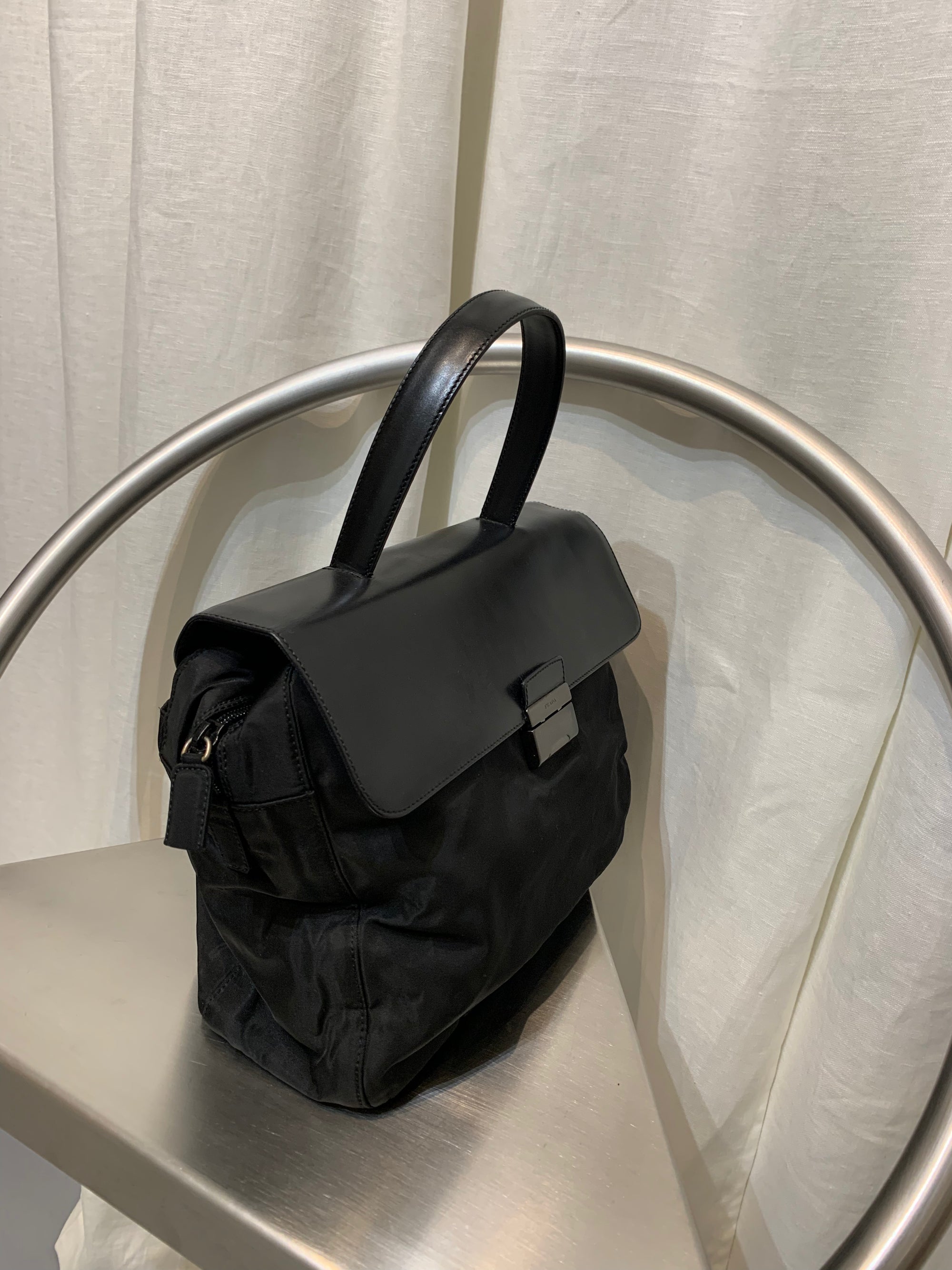 SAC NYLON ET CUIR PRADA
