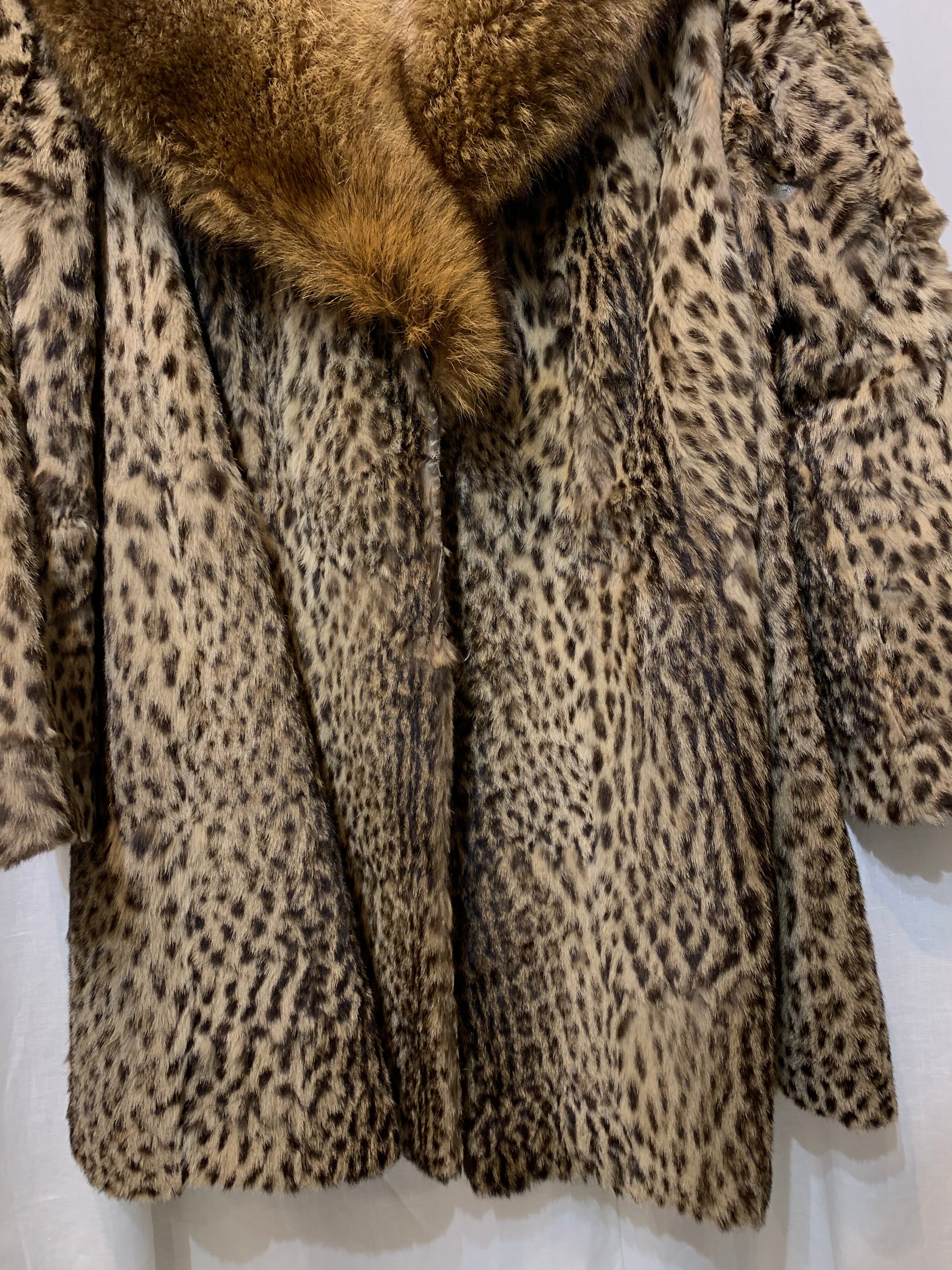 VESTE FOURRURE LÉOPARD