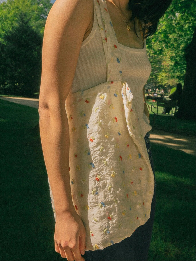 Tote Bag Handmade Floral