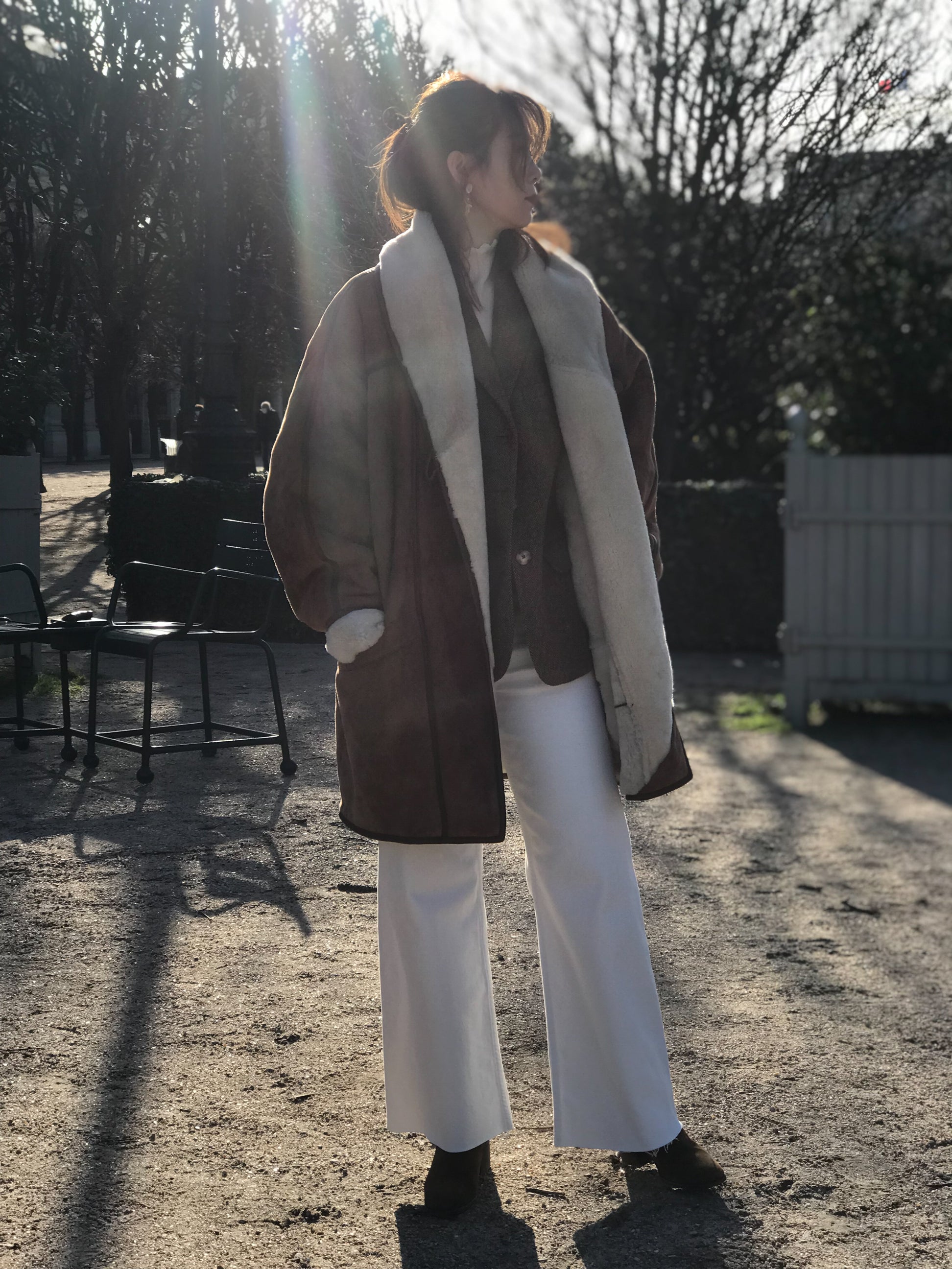 Vintage sheepskin coat