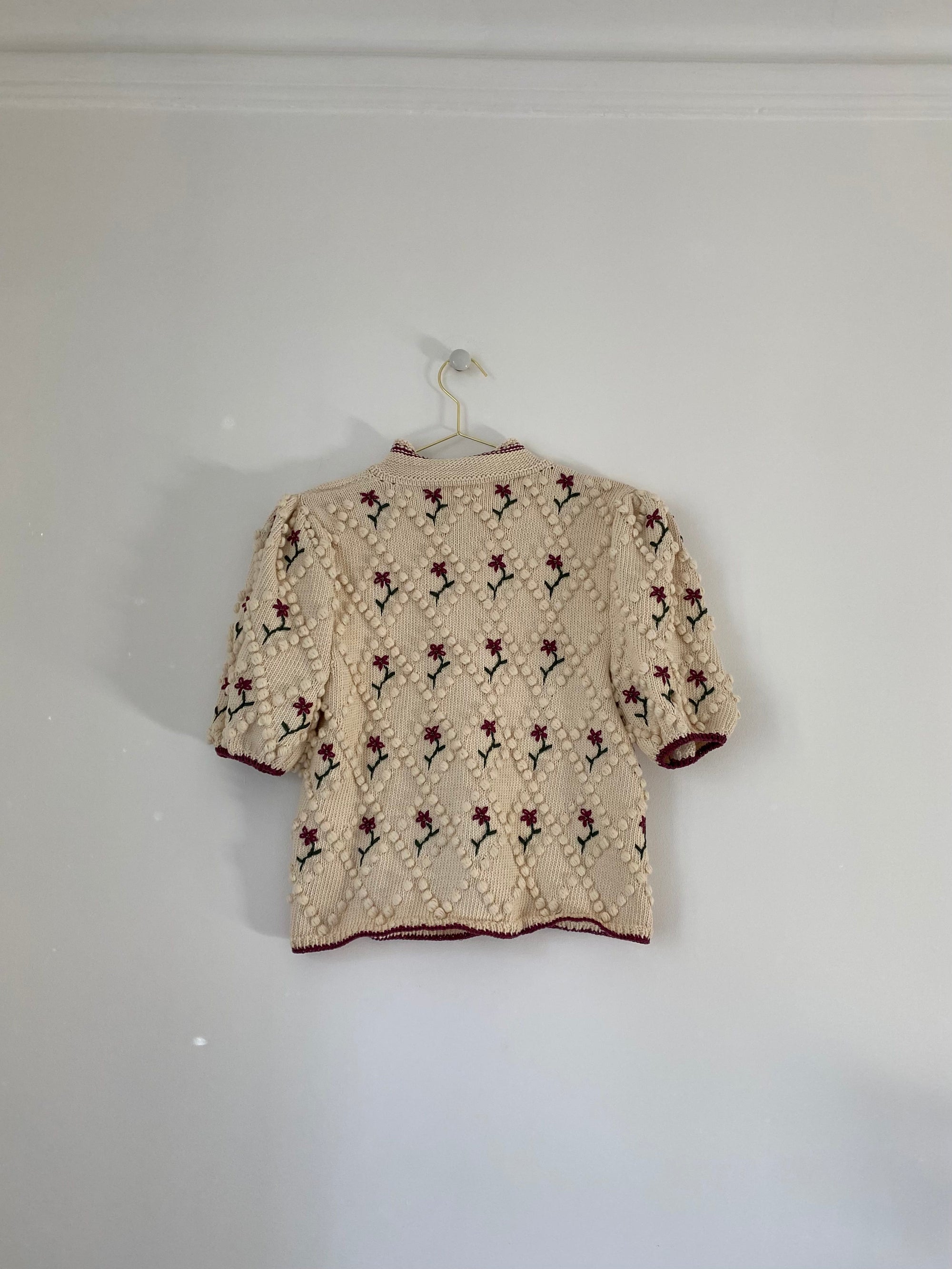 PRE-ORDER Hand knitted short cardigan