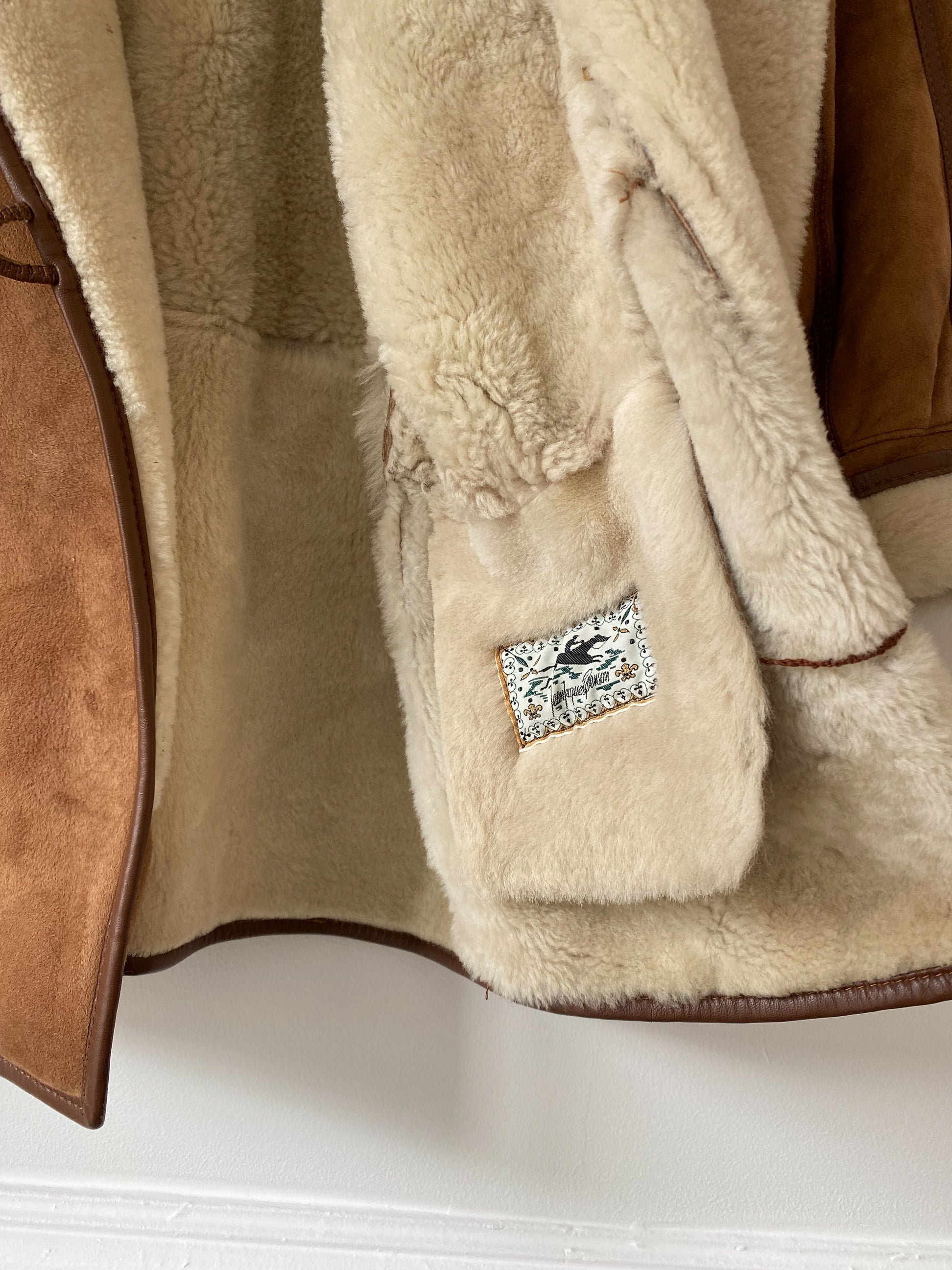 Vintage sheepskin coat