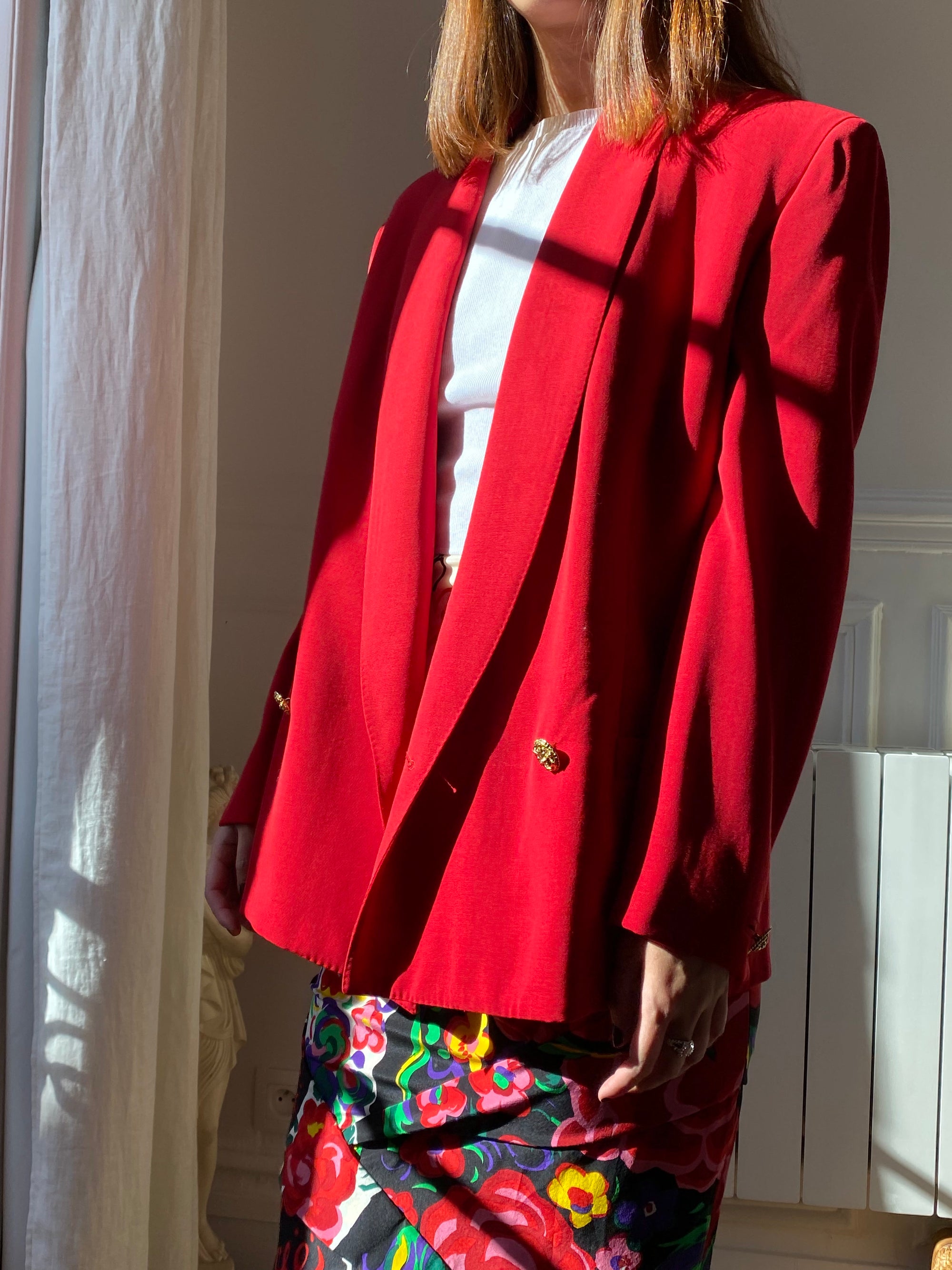 Blazer rouge Versace