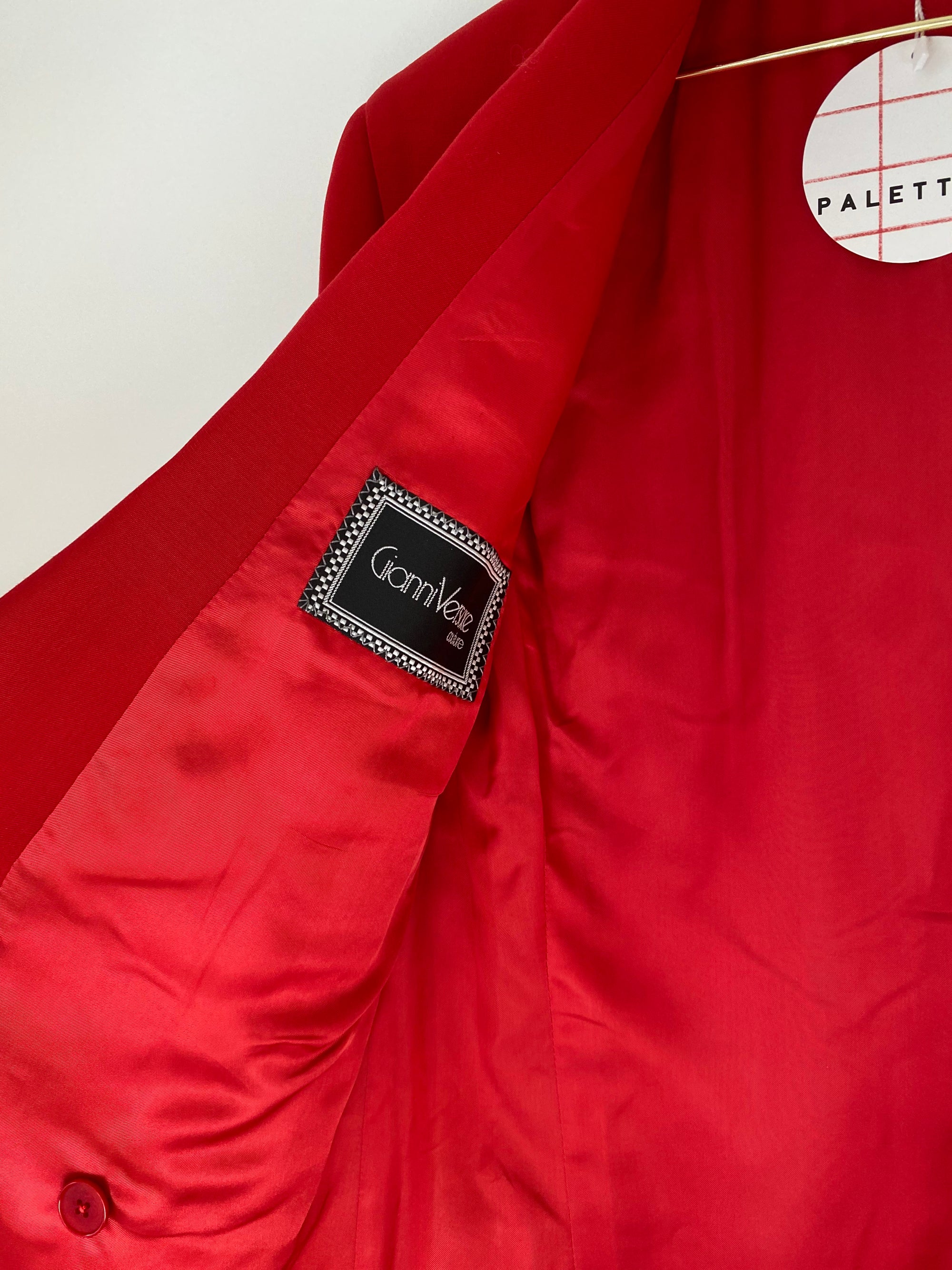 Blazer rouge Versace