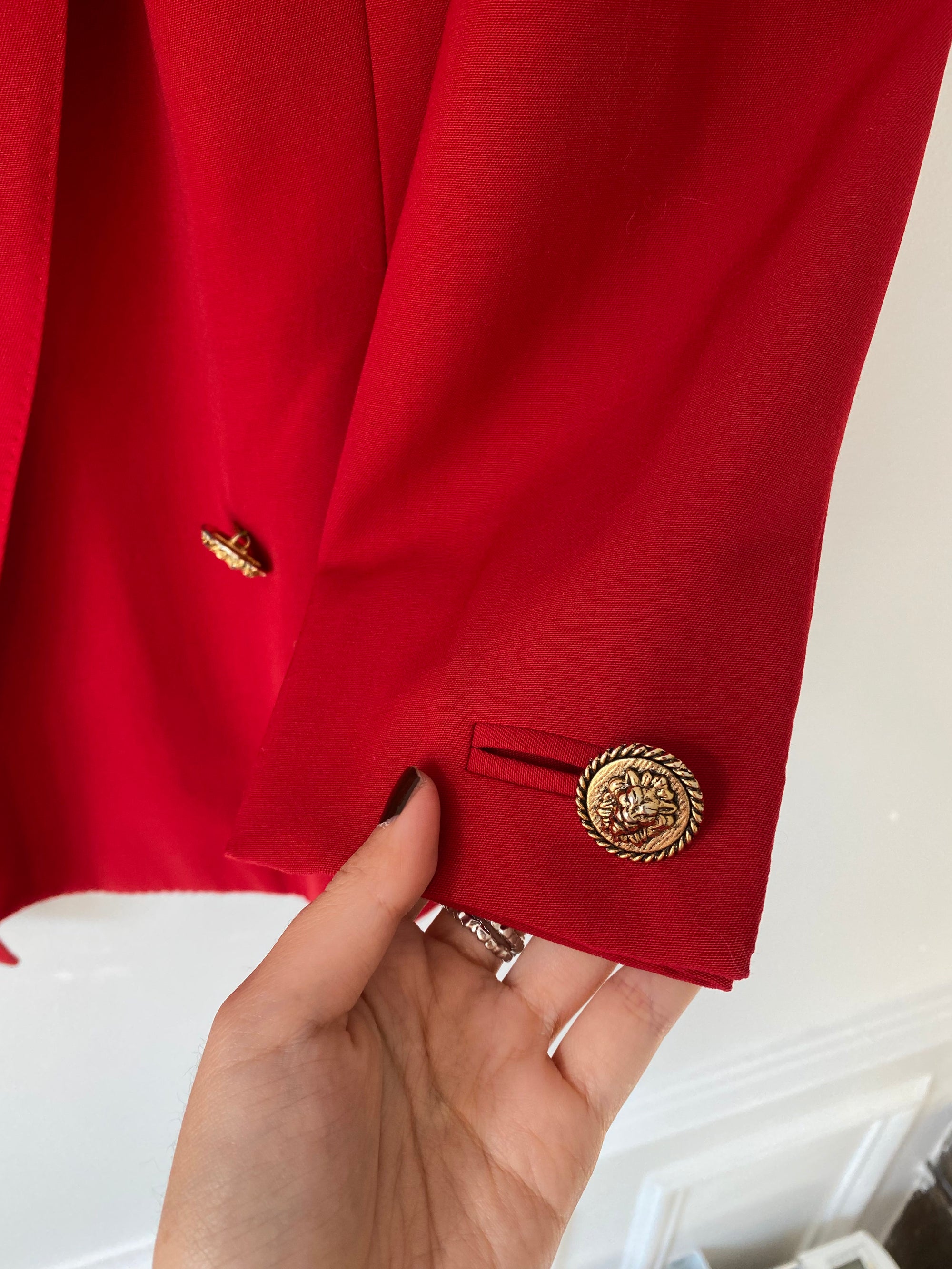 Blazer rouge Versace