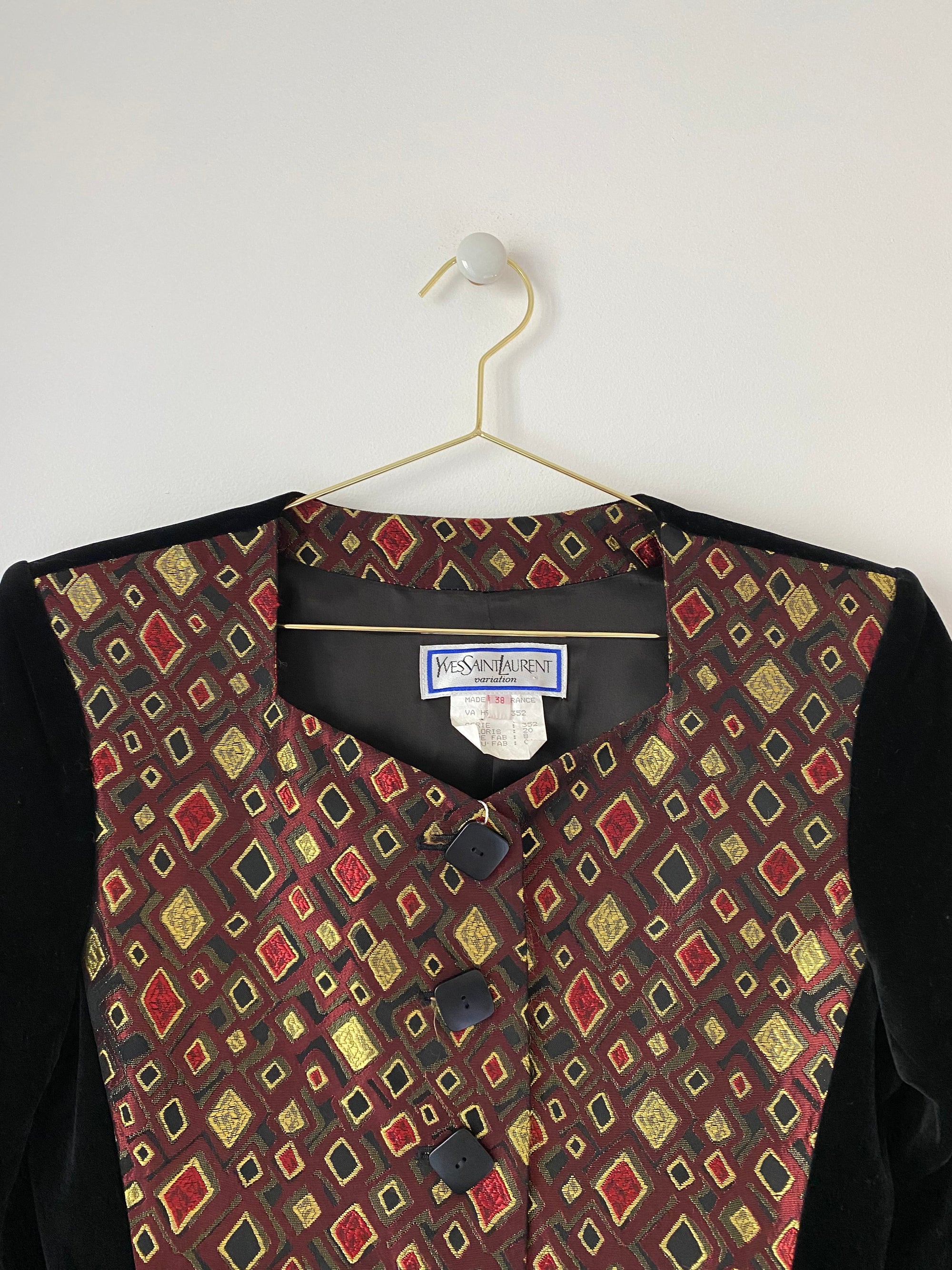 Veste Yves Saint Laurent velours