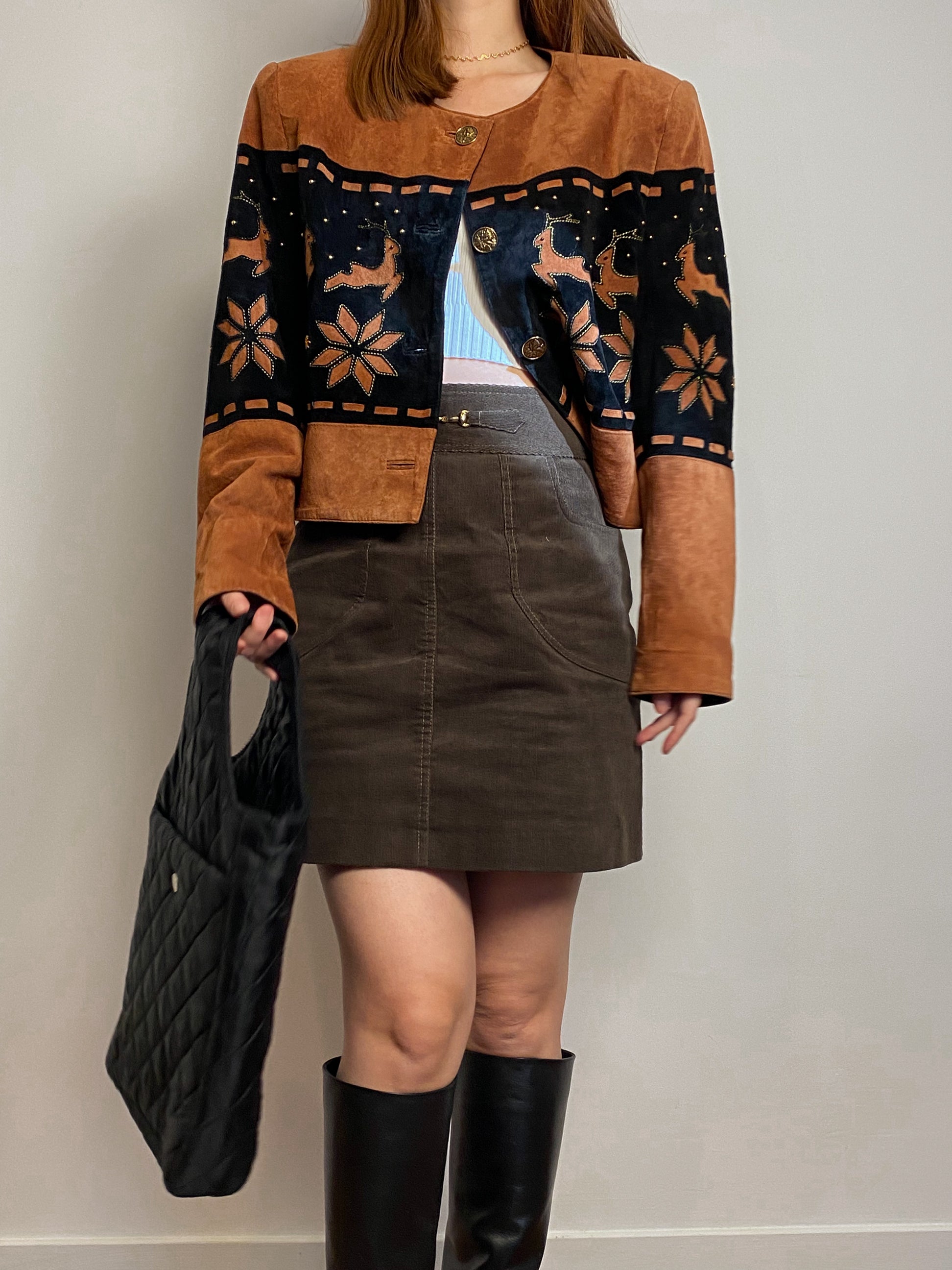 Handmade quilted plank bag