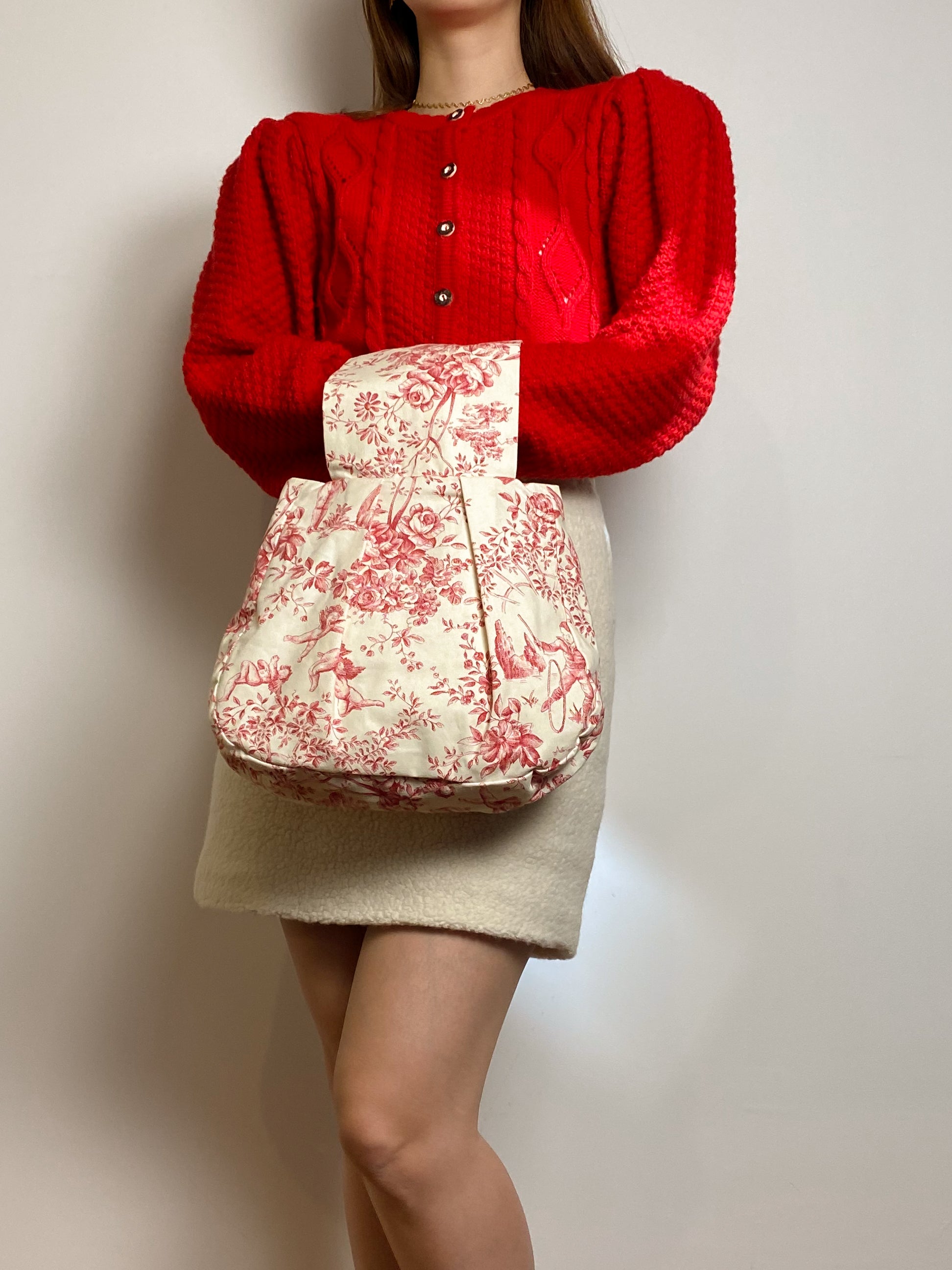 Handmade small wrist bag