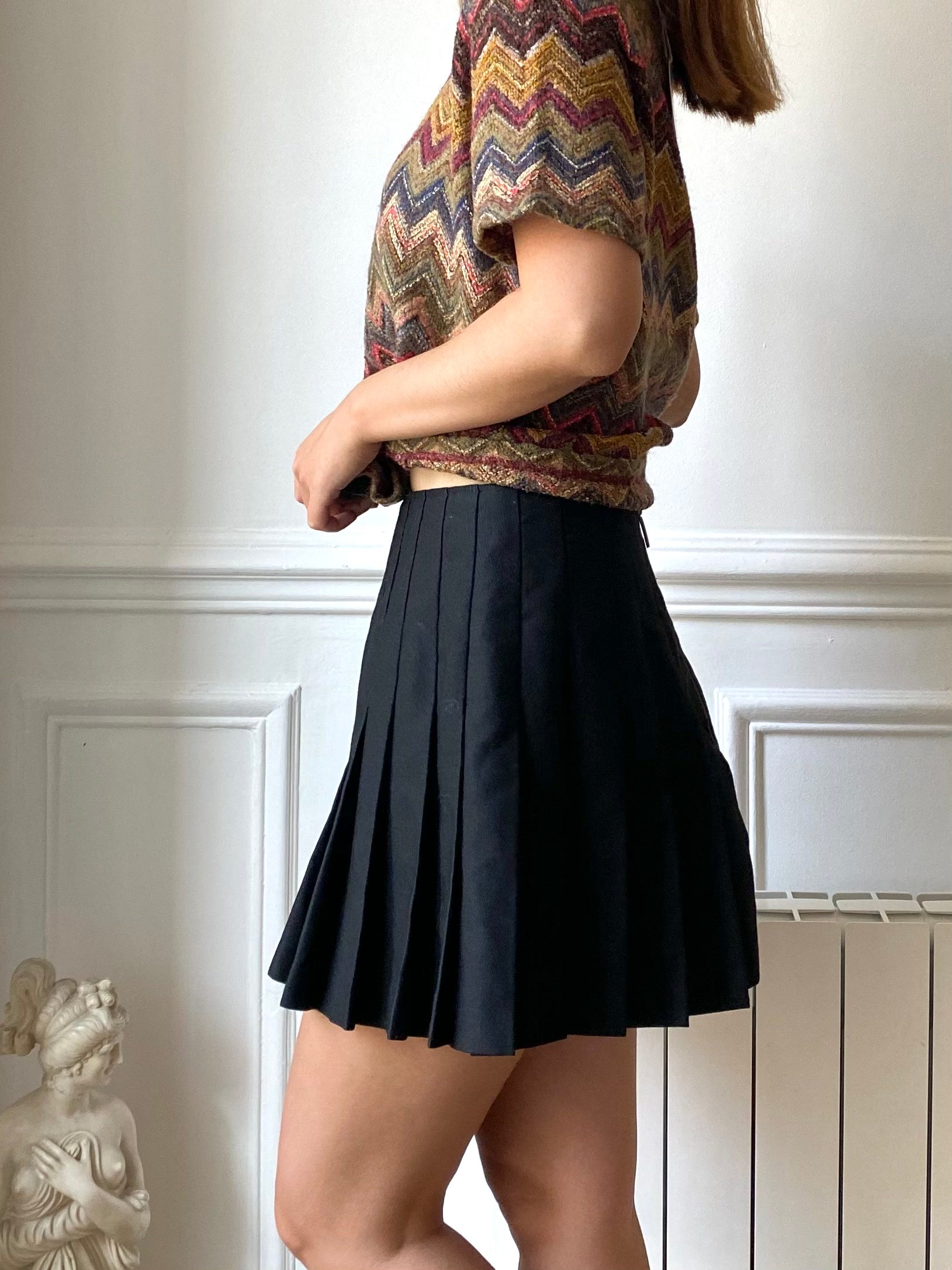 Mini jupe laine 90s