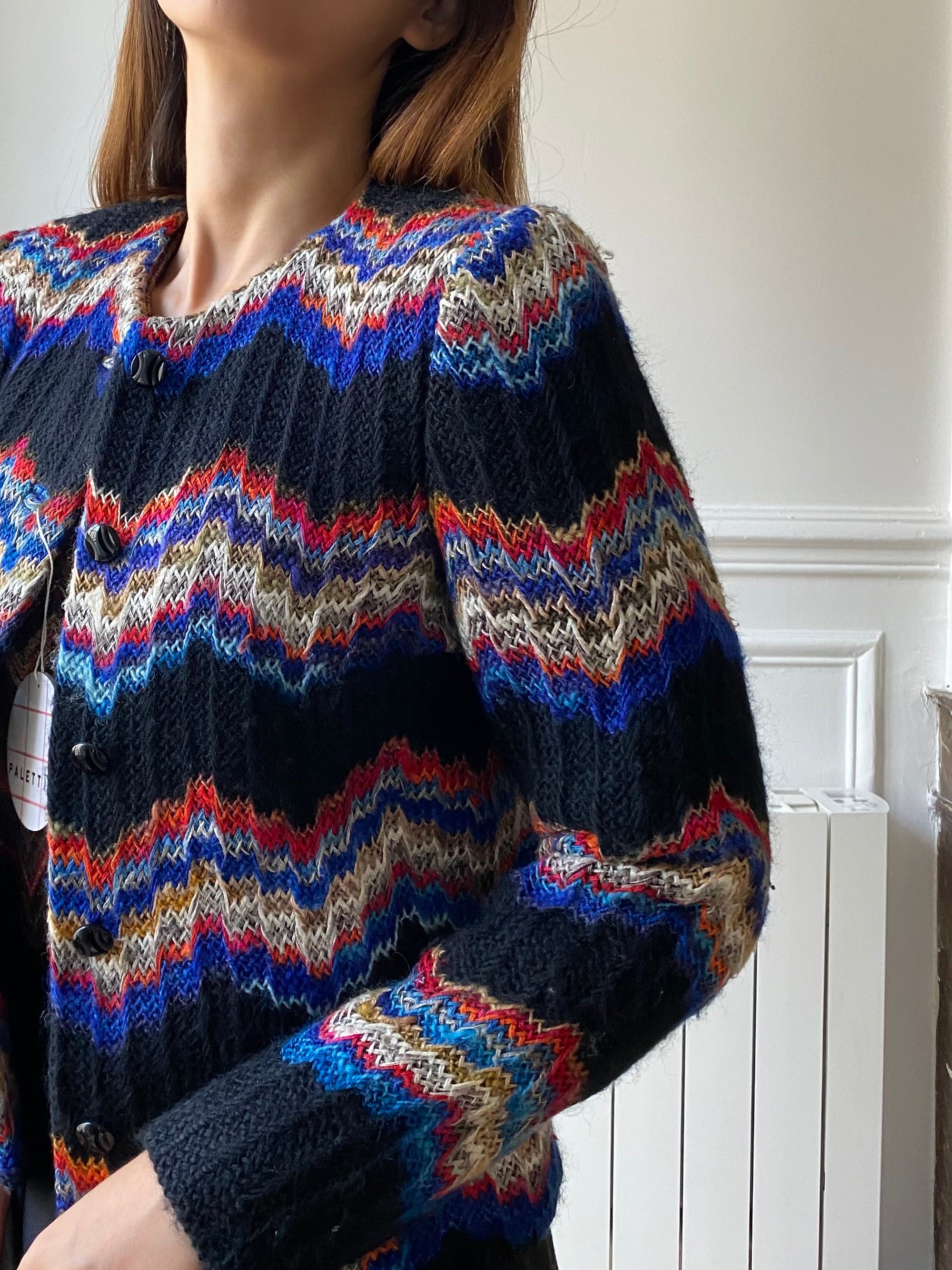 Veste en laine 70s