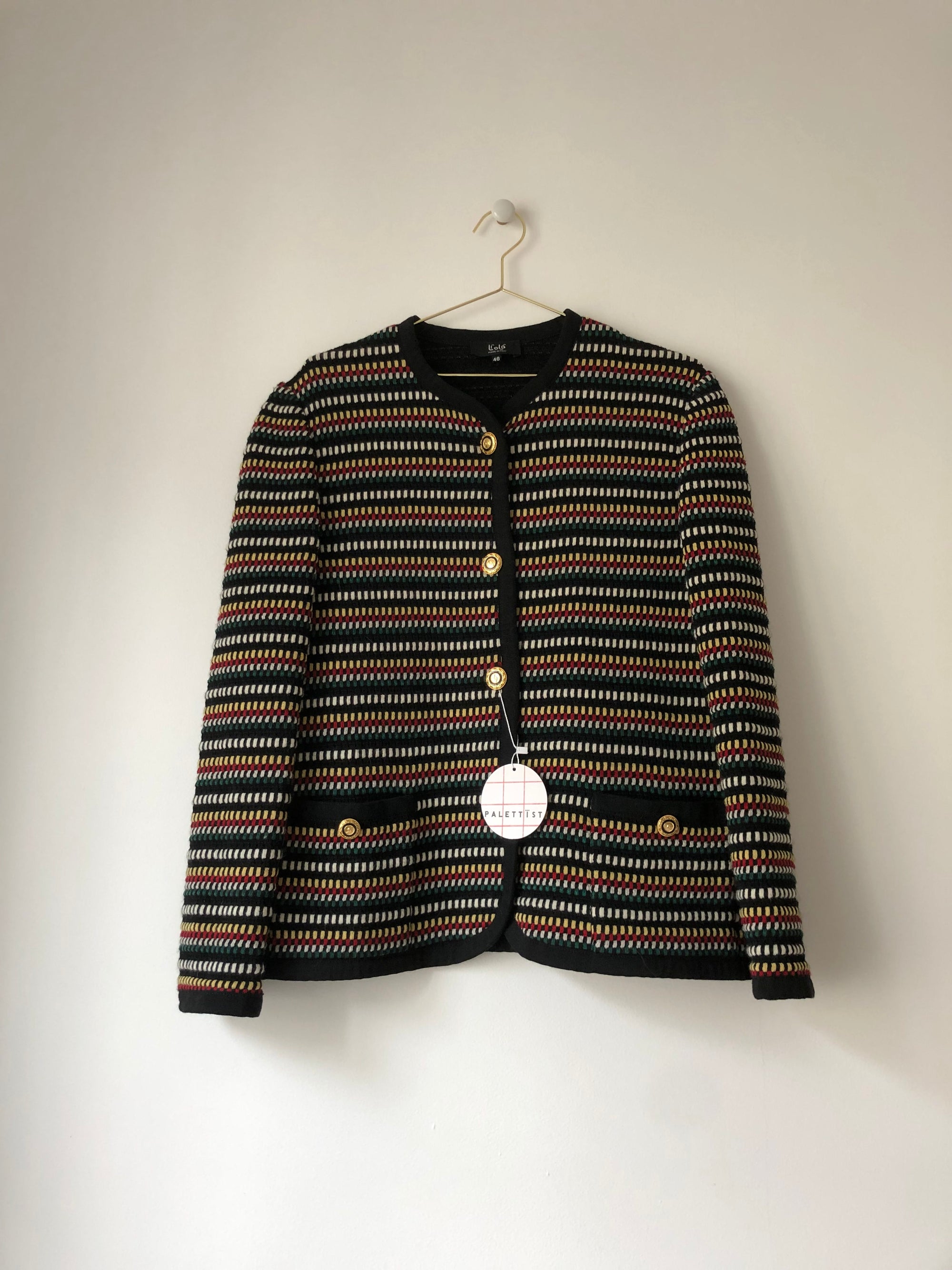 Gilet multicolore 70s