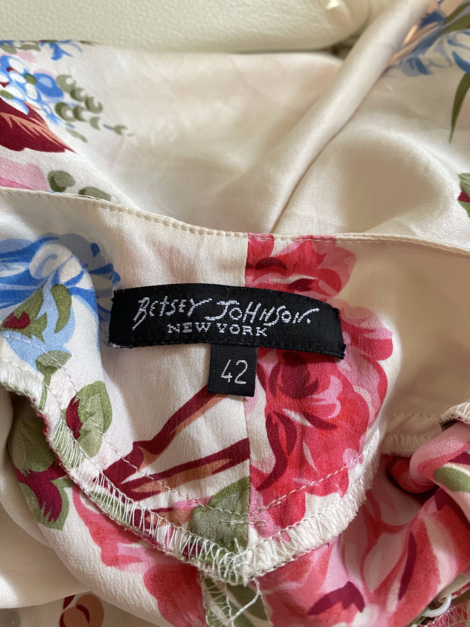 Robe en soie Betsey Johnson