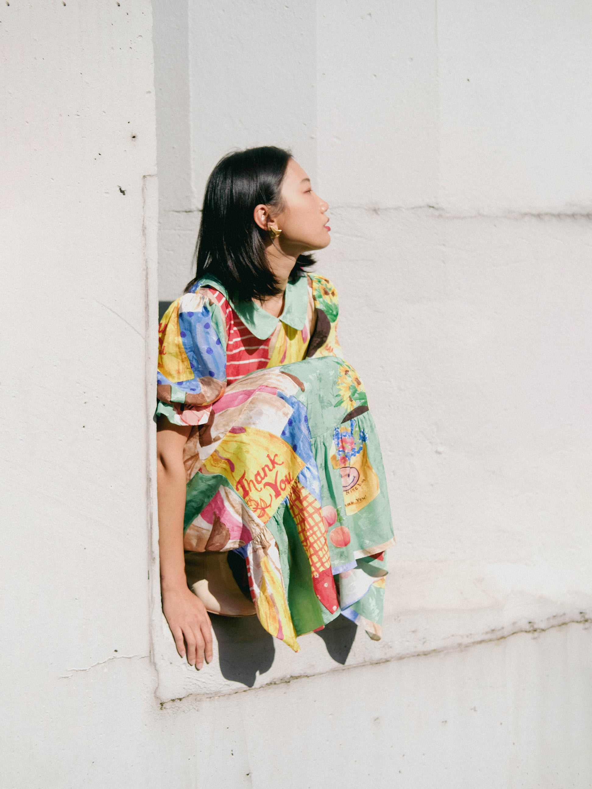 Handmade African pattern dress