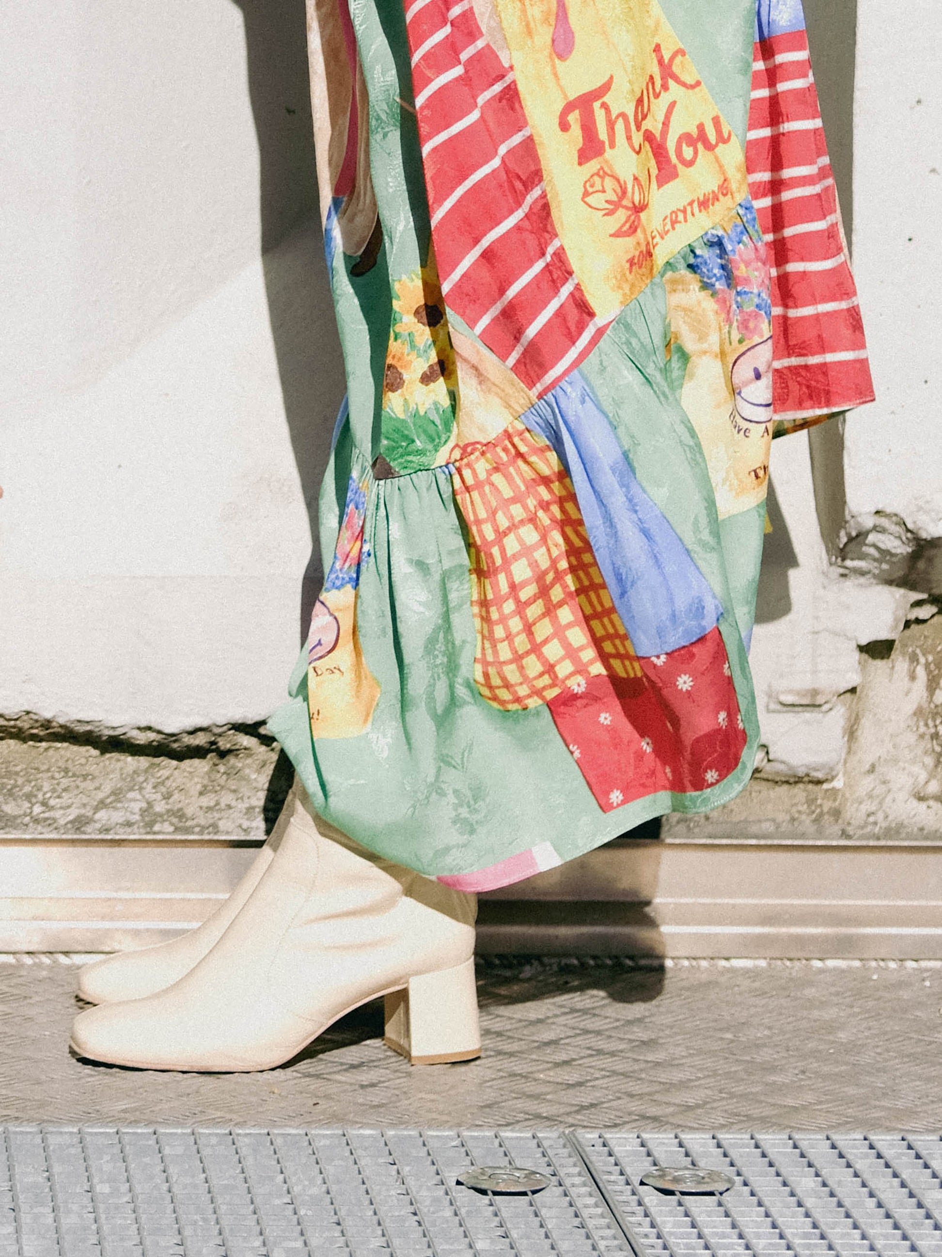 Handmade African pattern dress
