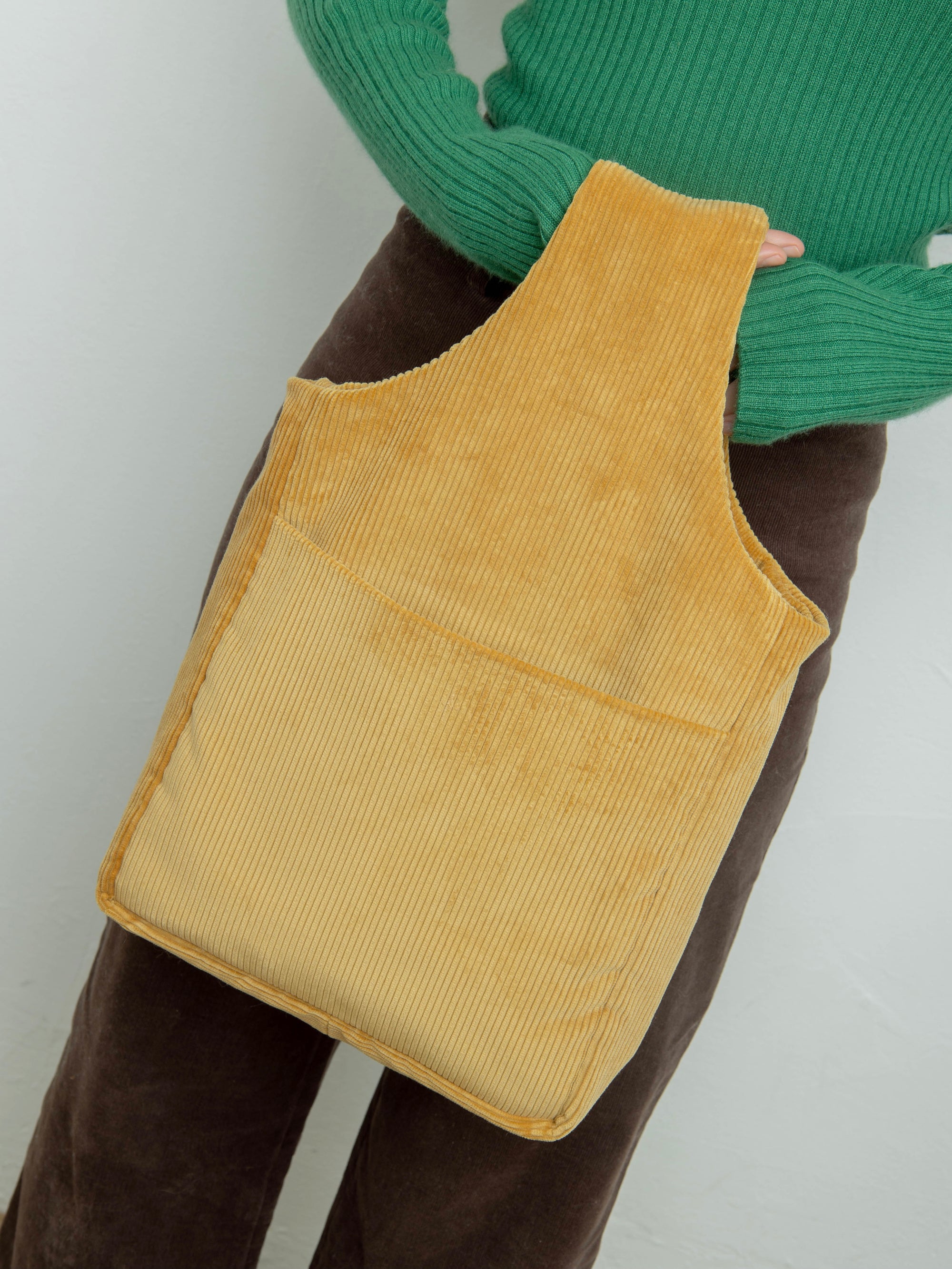 Handmade plank document bag
