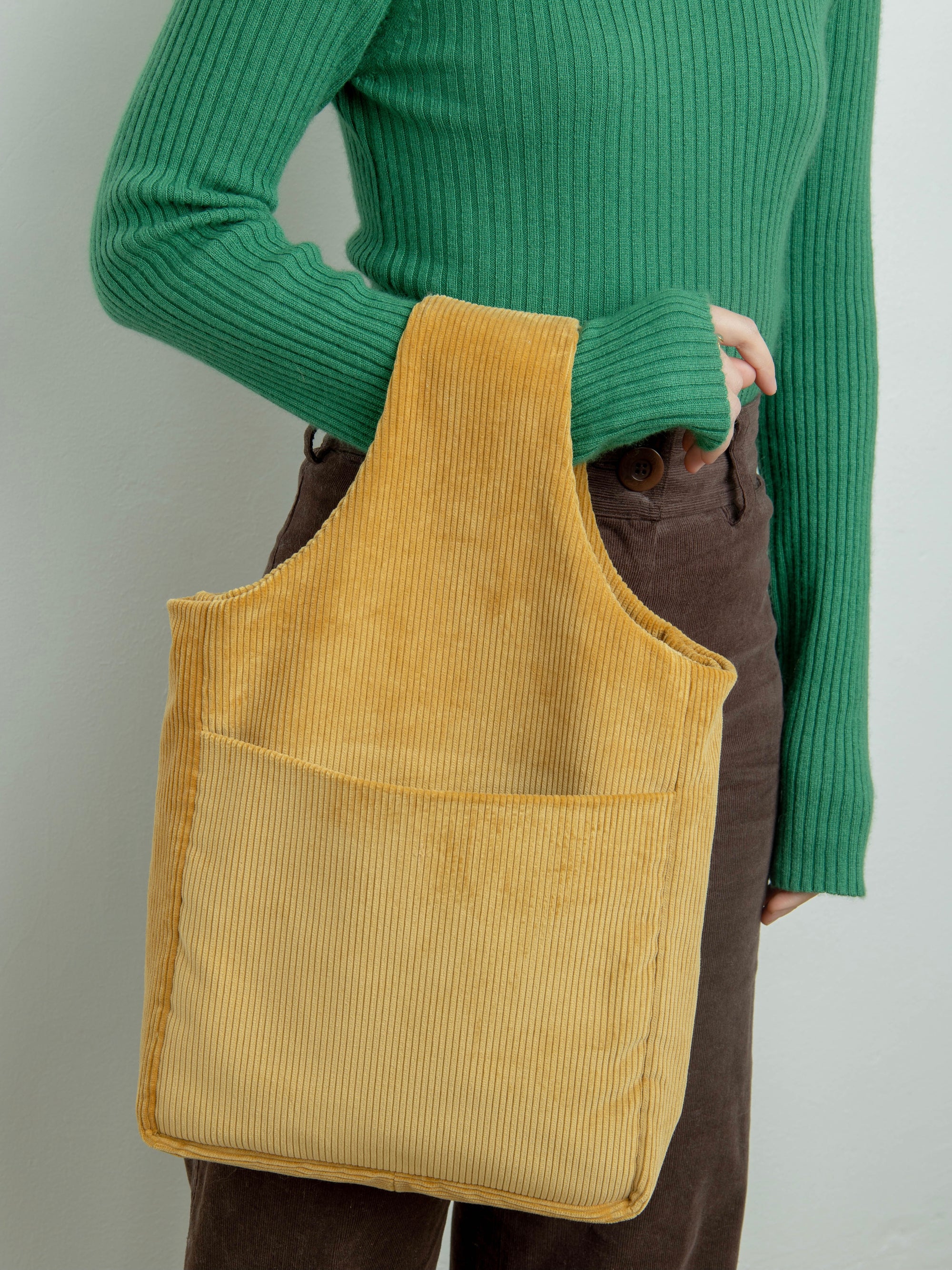 Handmade plank document bag
