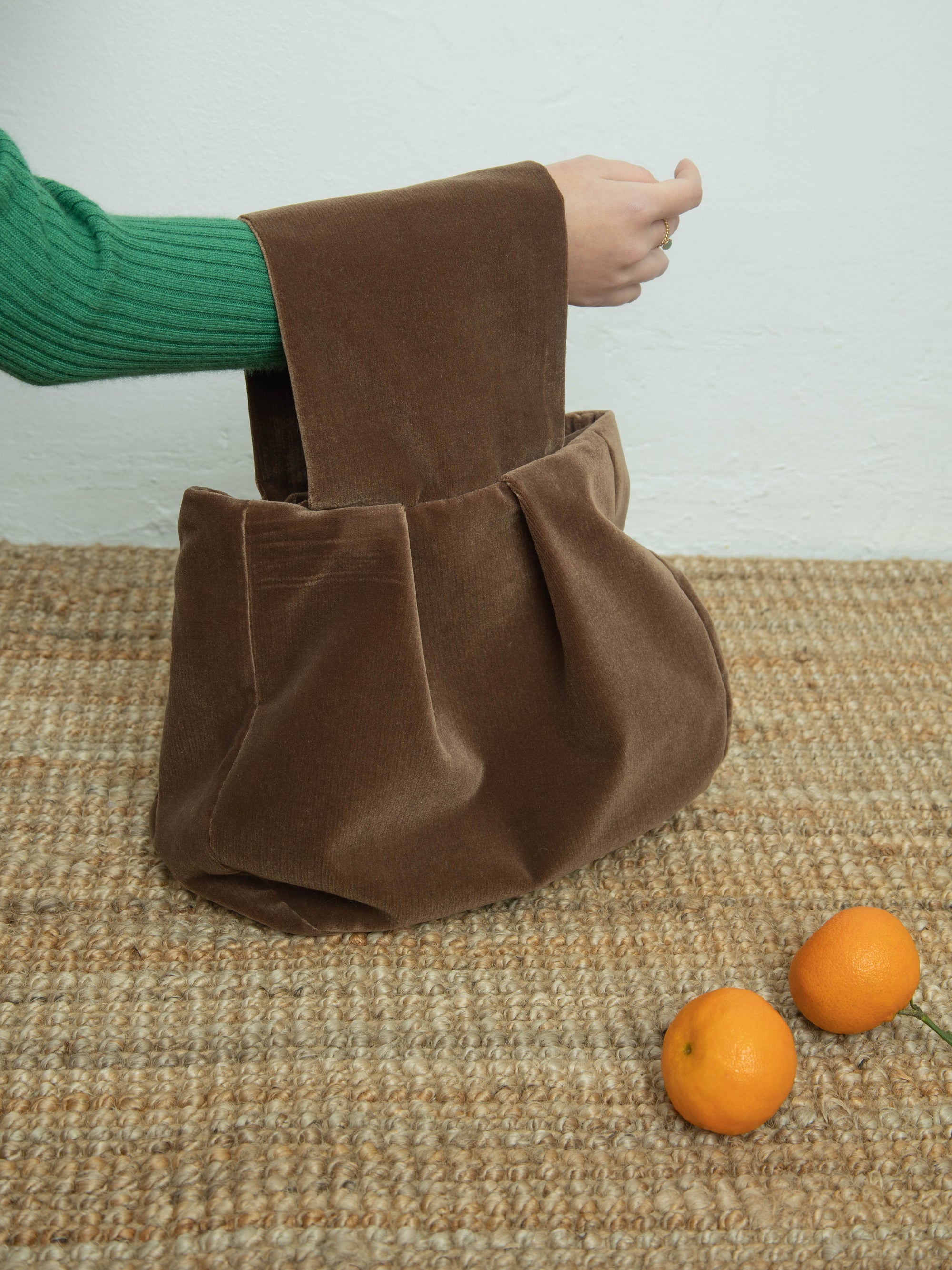 Handmade small wrist bag
