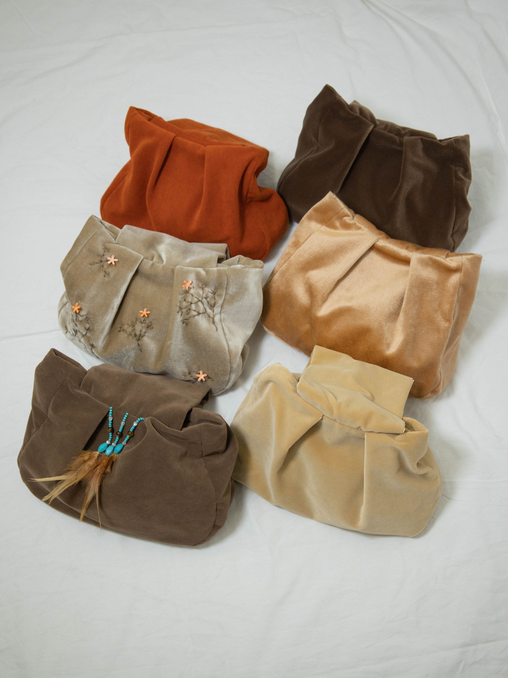 Handmade small wrist bag