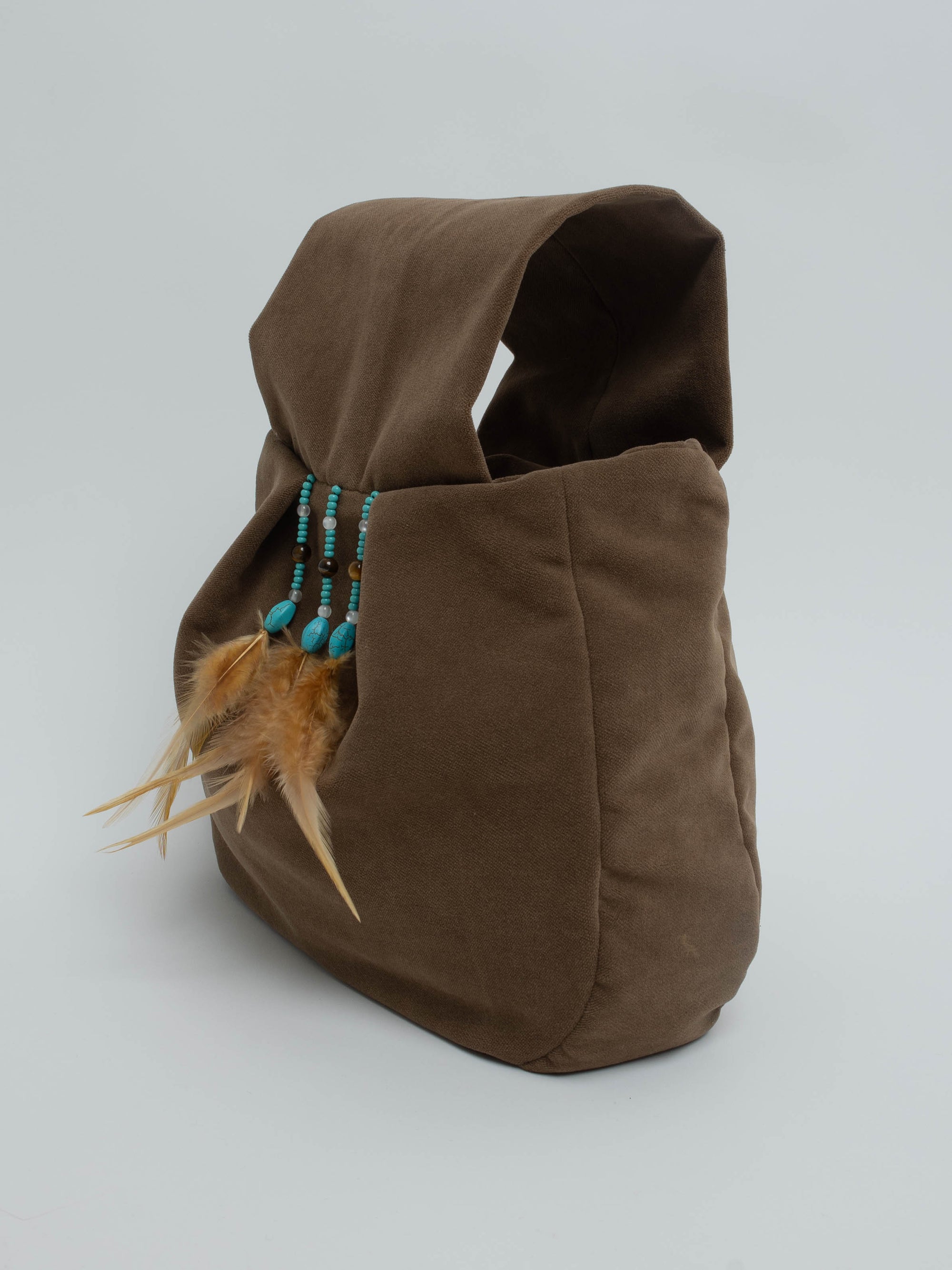 Handmade small wrist bag
