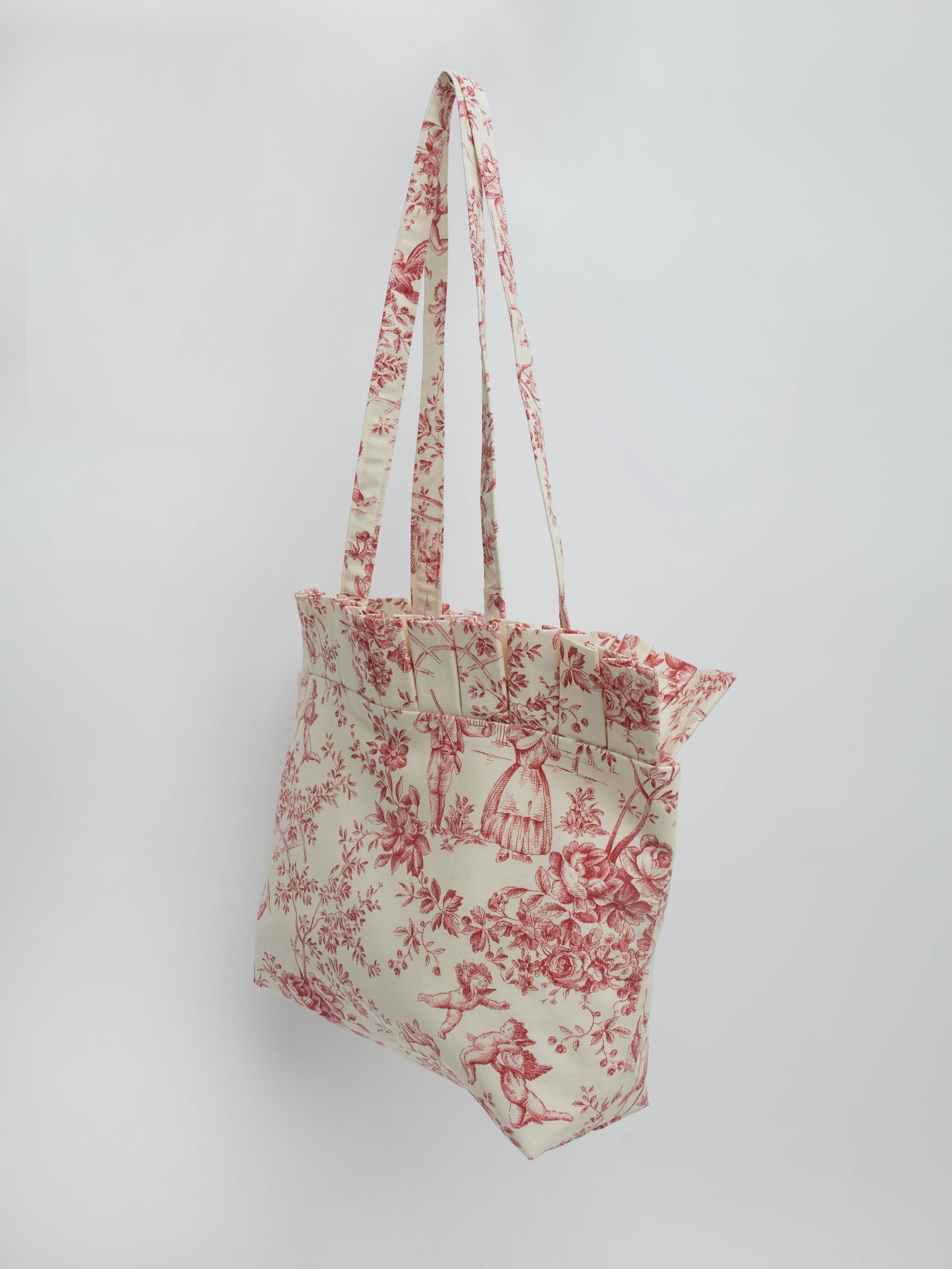 Handmade flounce hem bag