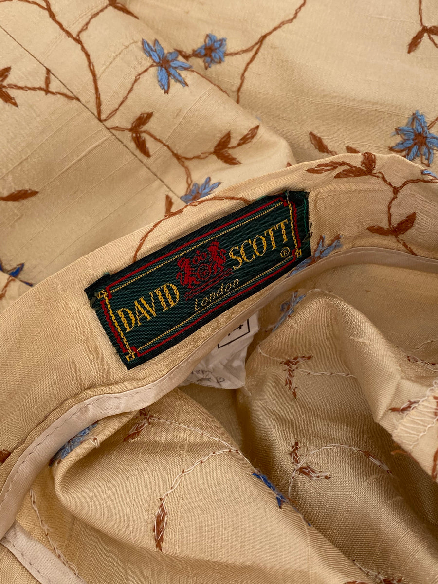 Pantalon brodé 70s